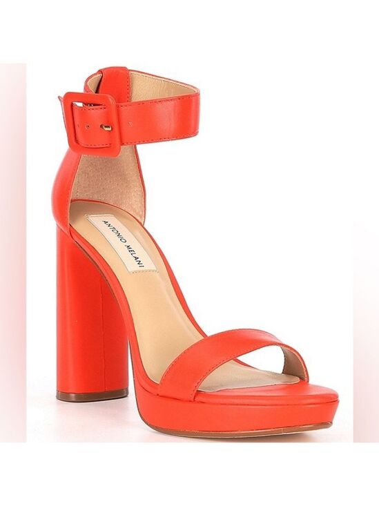 ANTONIO MELANI Shoes - NWOB $118 Antonio Melani
Caci Leather Ankle Wrap Dress Sandals